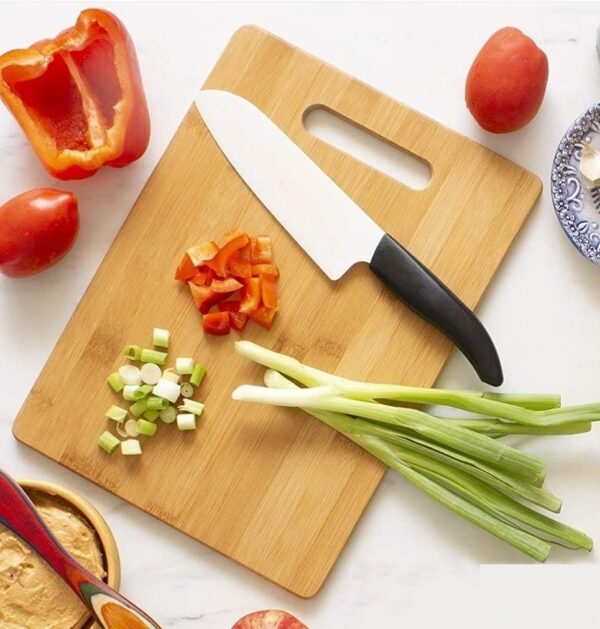 Premium Cutting Board Set – Large Wooden Chopping Boards with Handle | Flexible, Durable Kitchen Cutting Boards – Must-Have Kitchenware & Accessories