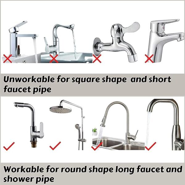 Adjustable Stainless Steel Sink Faucet Shelf & Drain Rack – Wall-Mounted Soap Holder Organizer - Image 6
